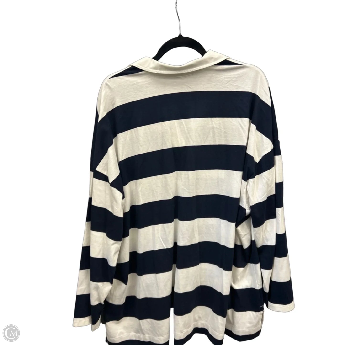 Top Long Sleeve By Old Navy In Striped Pattern, Size: Xxl