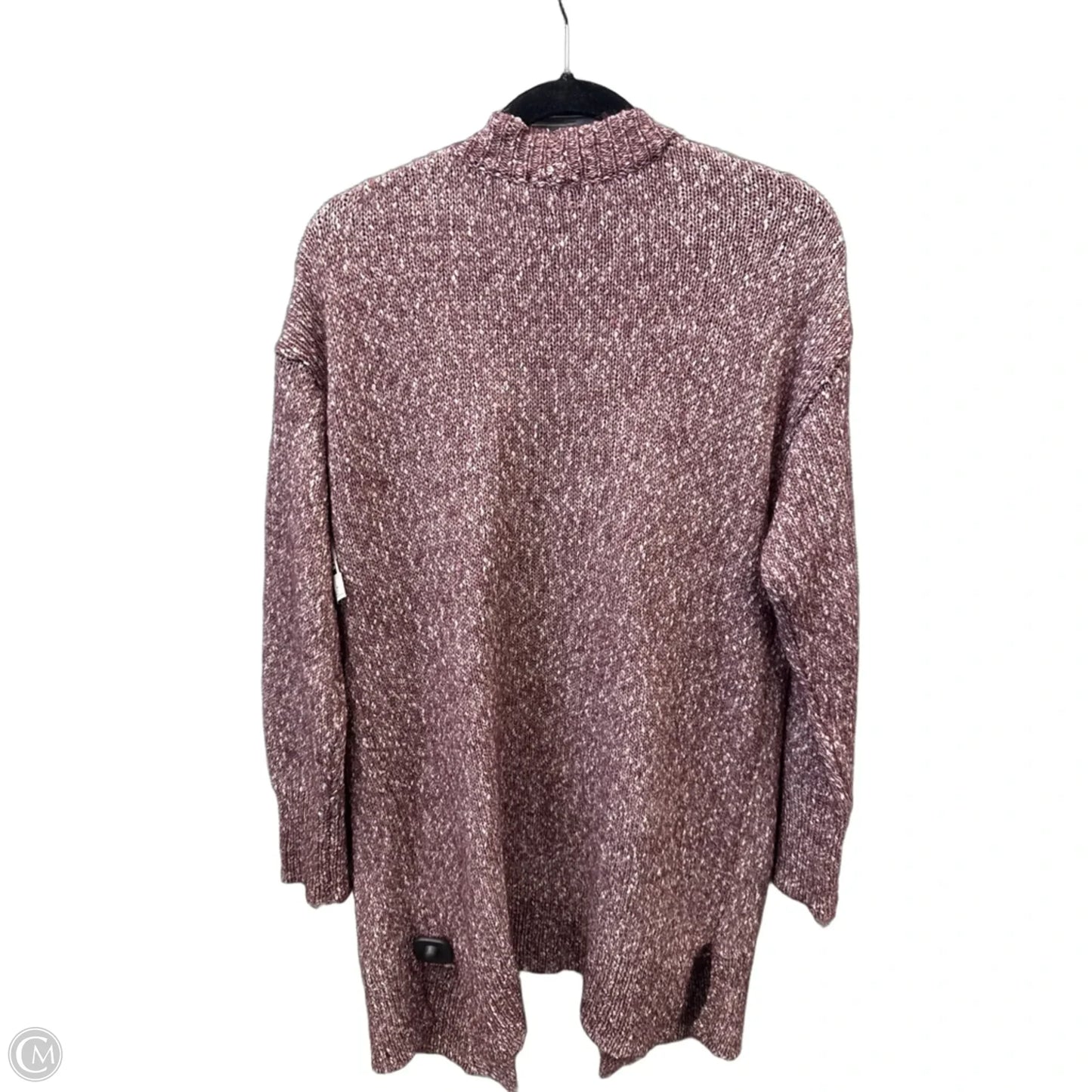 Sweater Cardigan By Falls Creek In Red, Size: S