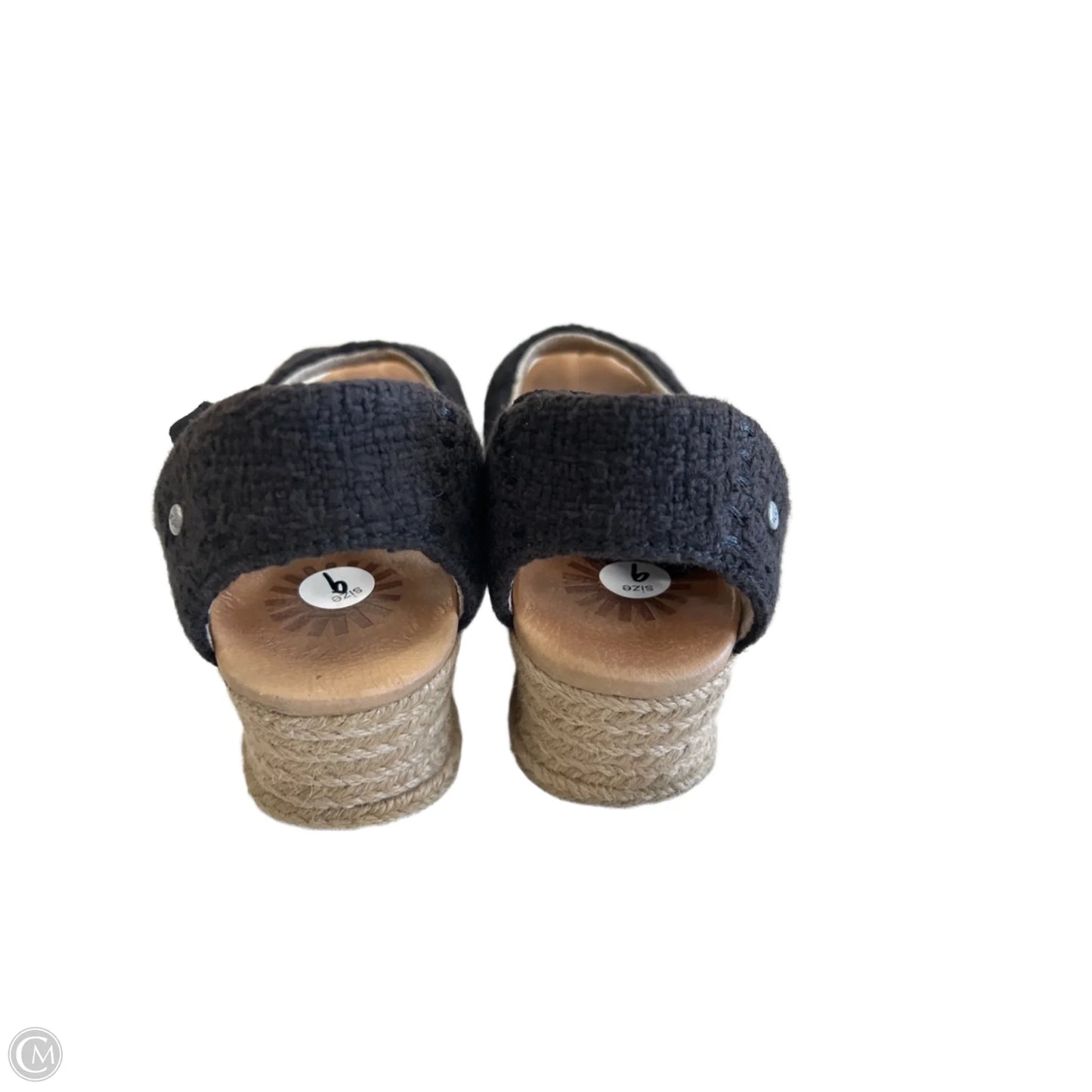 Sandals Designer By Ugg In Black, Size: 9