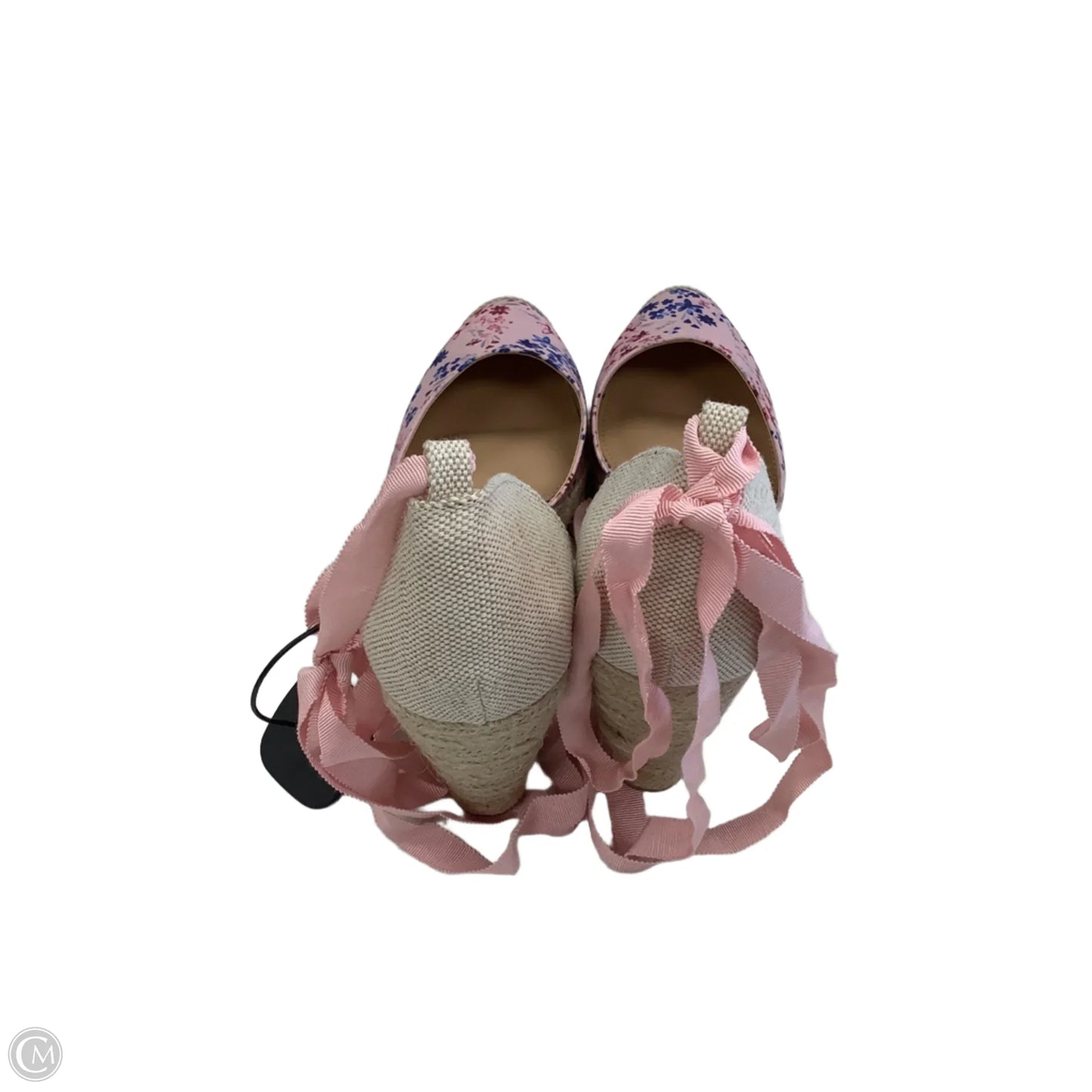 Shoes Heels Wedge By Just Fab In Pink, Size: 9.5