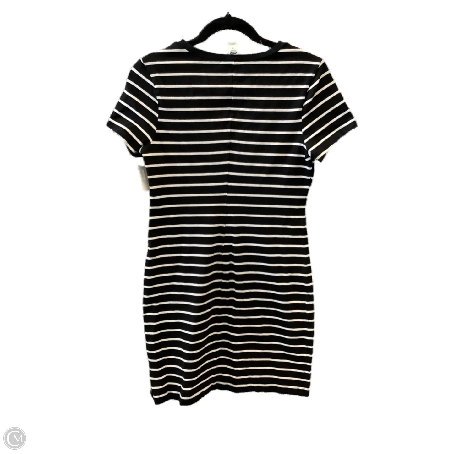 Dress Casual Midi By Old Navy In Striped Pattern, Size: M