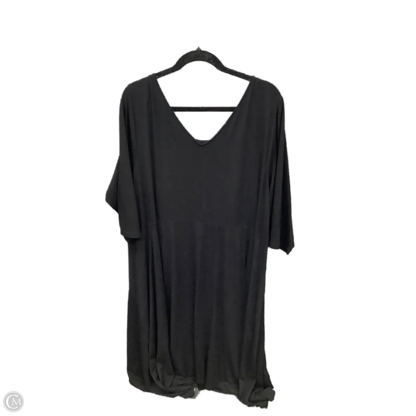 Dress Casual Midi By Eileen Fisher In Black, Size: 3x
