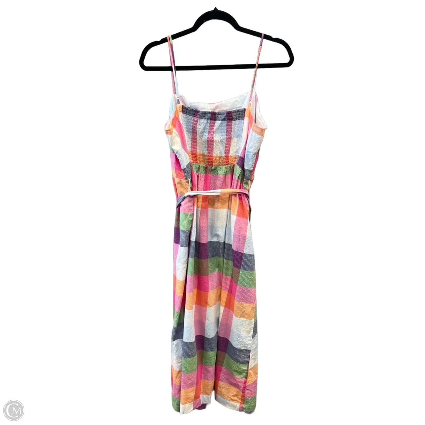 Dress Designer By Kate Spade In Plaid Pattern, Size: L