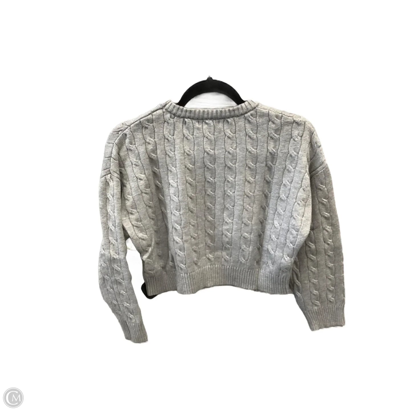 Sweater By Clothes Mentor In Grey, Size: S