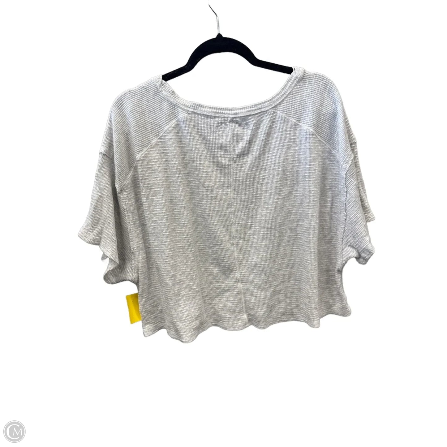 Top Short Sleeve By Aerie In Grey, Size: Xl