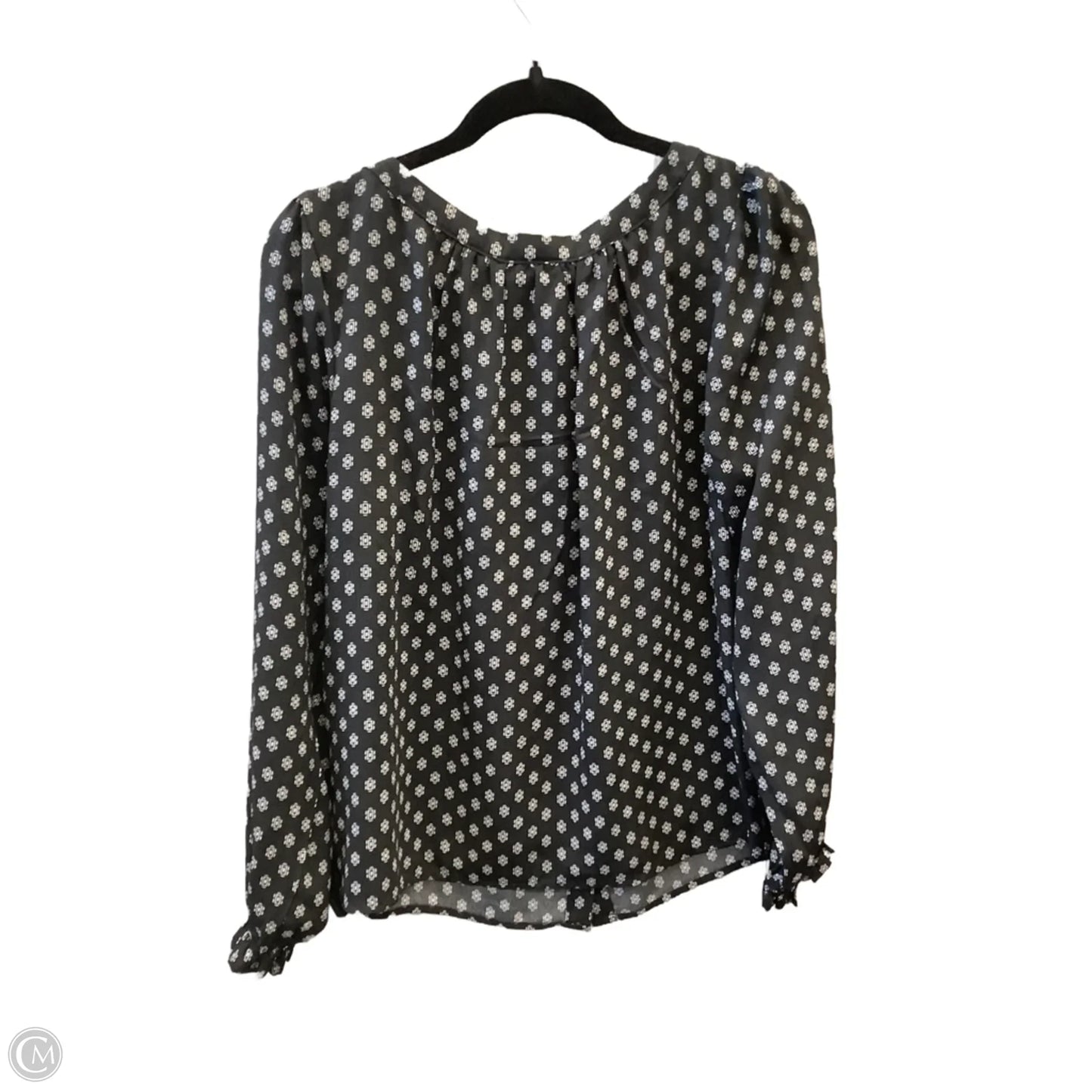 Top Long Sleeve By Morgan Taylor In Black, Size: M