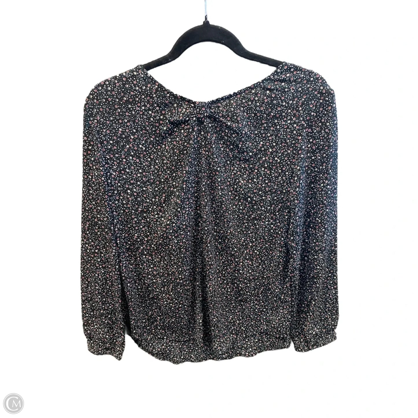 Top Long Sleeve By Loft In Floral Print, Size: M