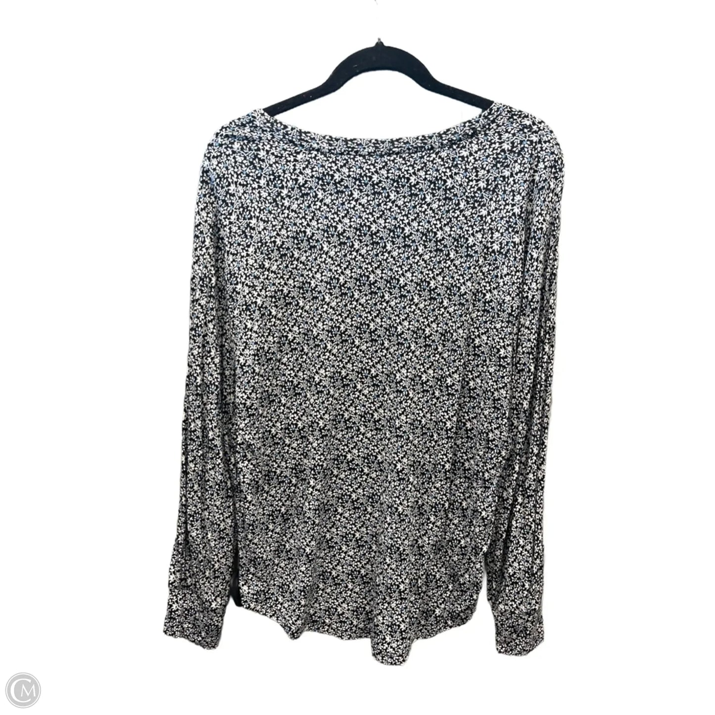 Top Long Sleeve By Loft In Floral Print, Size: M