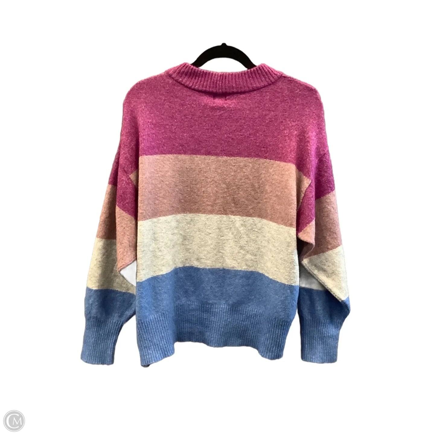 Sweater By A New Day In Striped Pattern, Size: S