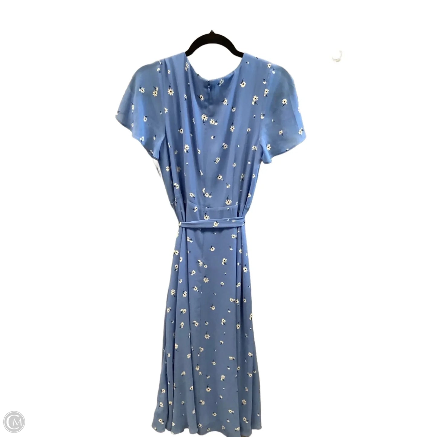 Dress Casual Midi By Talbots In Blue, Size: M