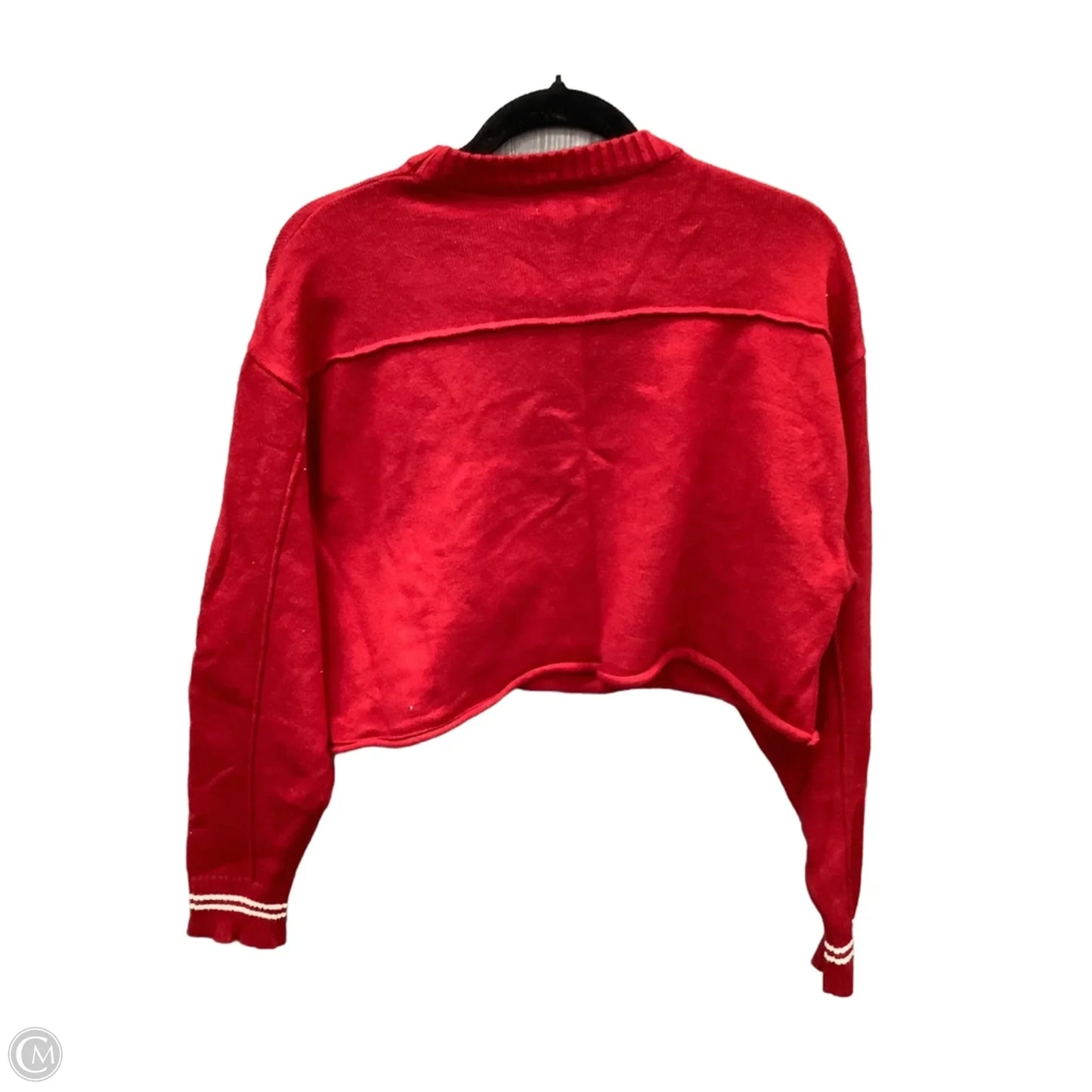 Sweater By Clothes Mentor In Red, Size: M