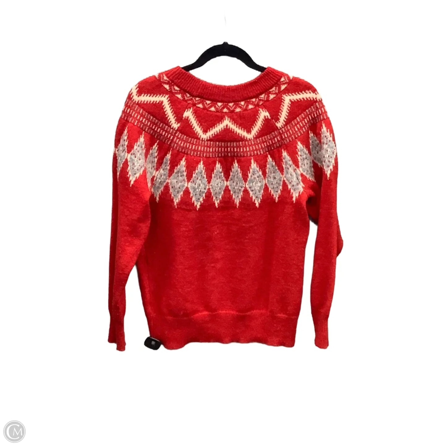 Sweater By Croft And Barrow In Red, Size: M