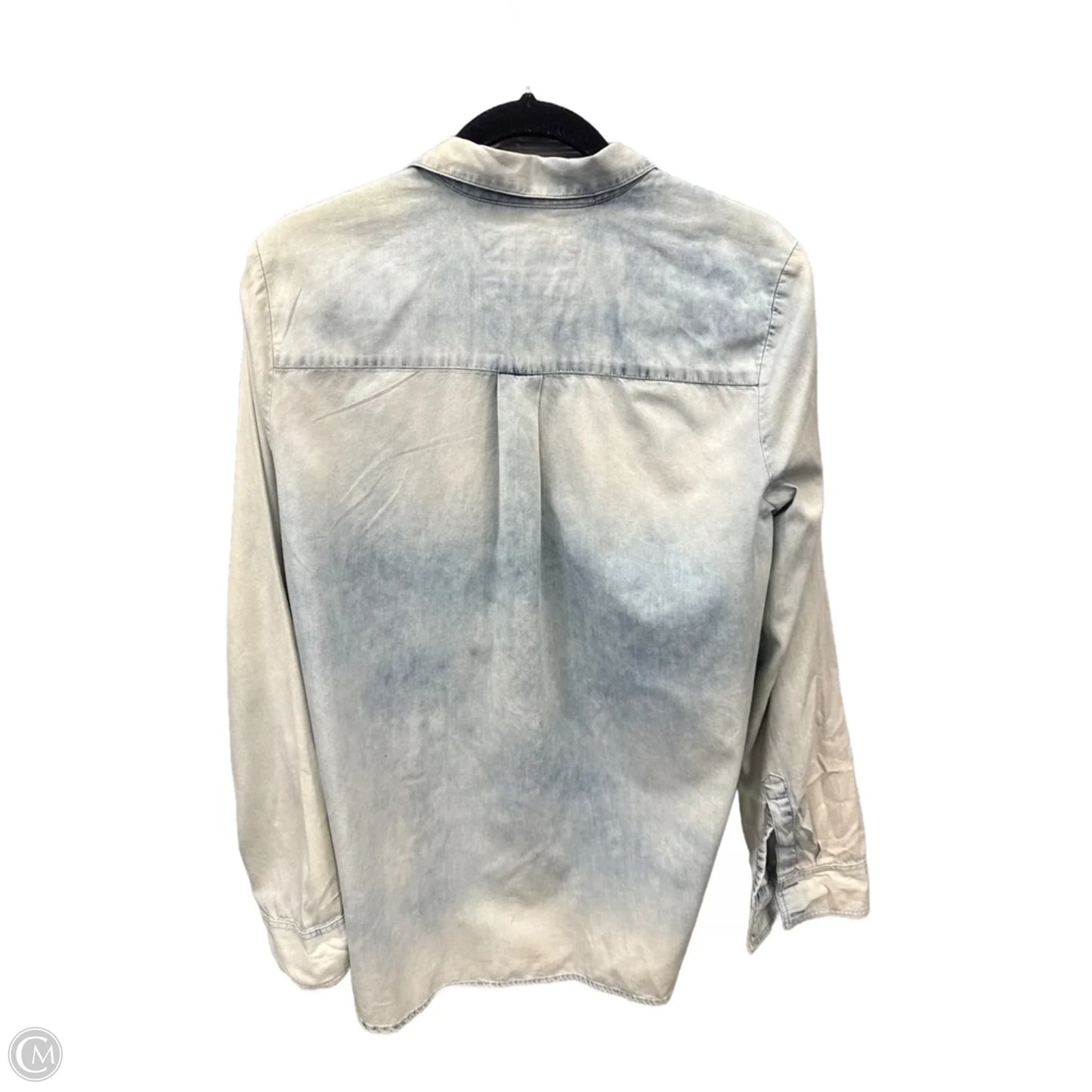 Top Long Sleeve By Express In Blue, Size: M