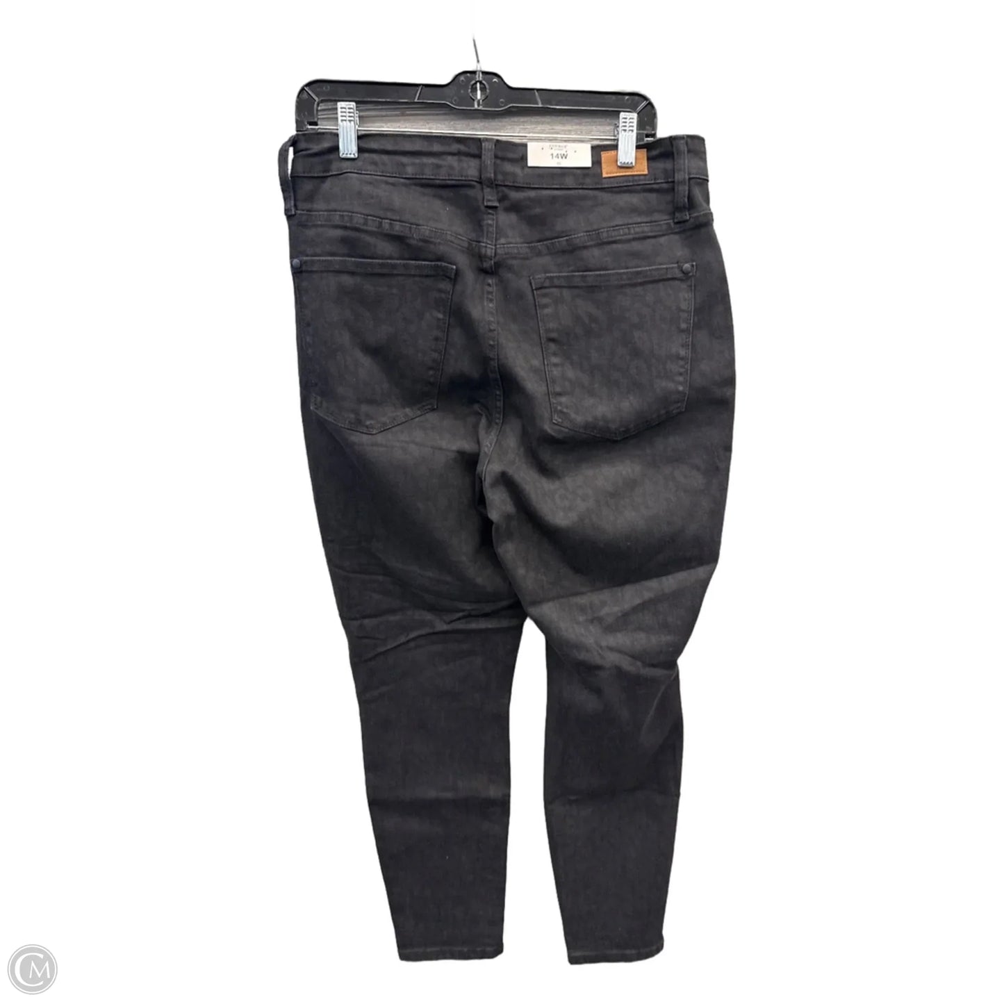 Jeans Skinny By Judy Blue In Black Denim, Size: 14