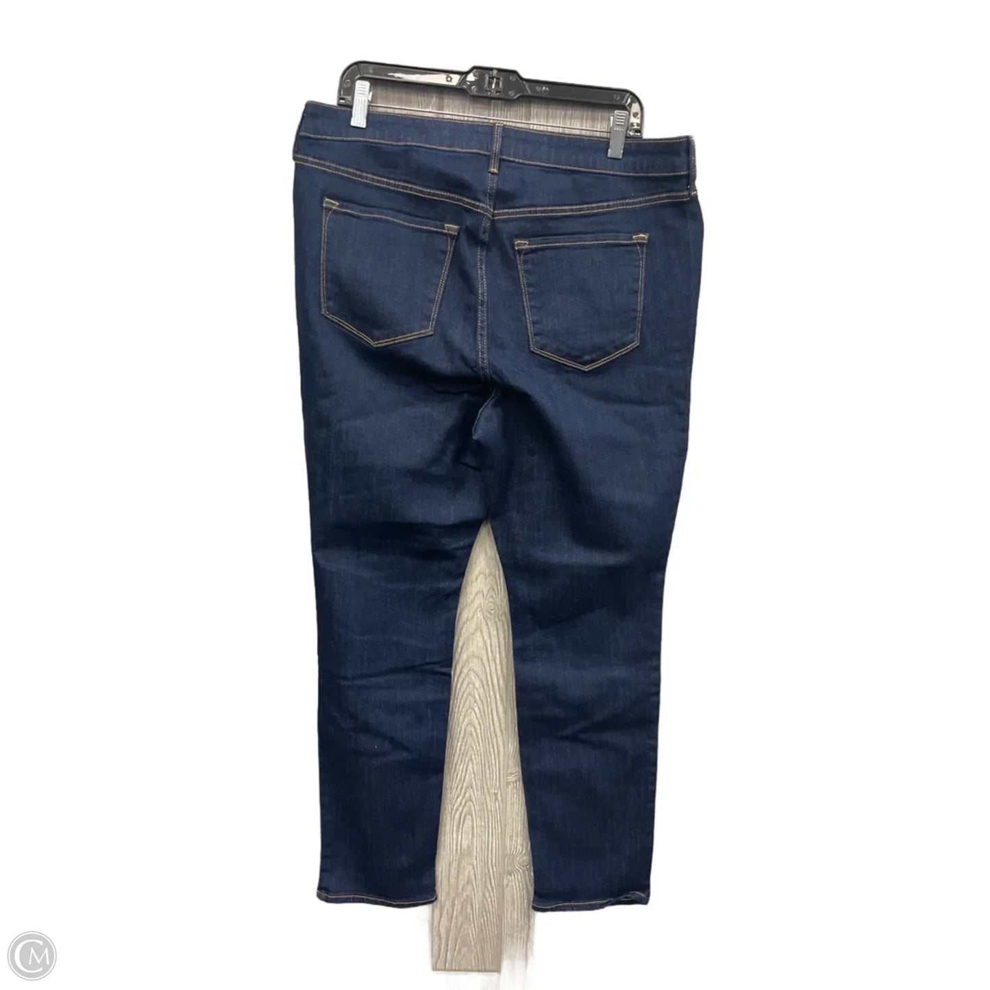 Jeans Straight By Old Navy In Blue Denim, Size: 16
