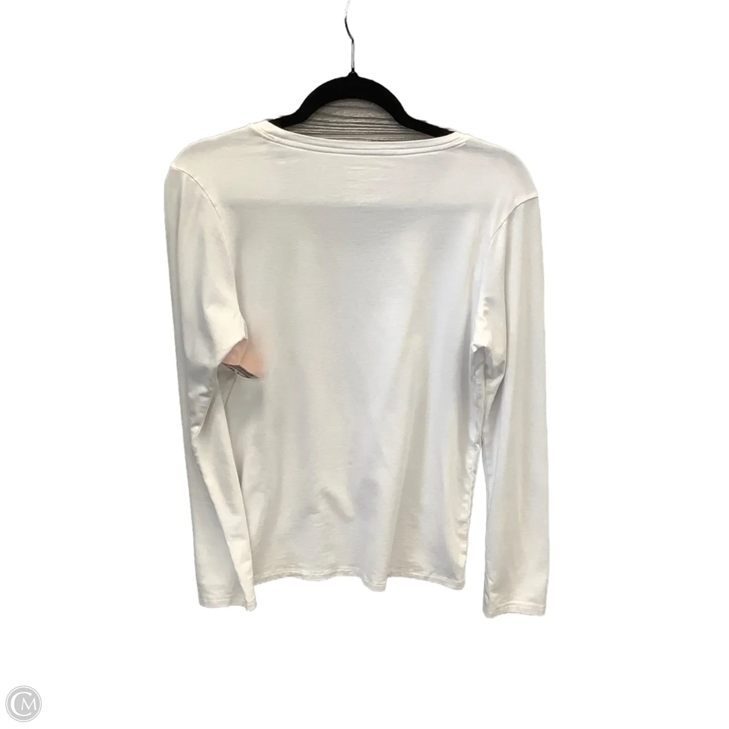 Top Long Sleeve By Lucky Brand In White, Size: Xl