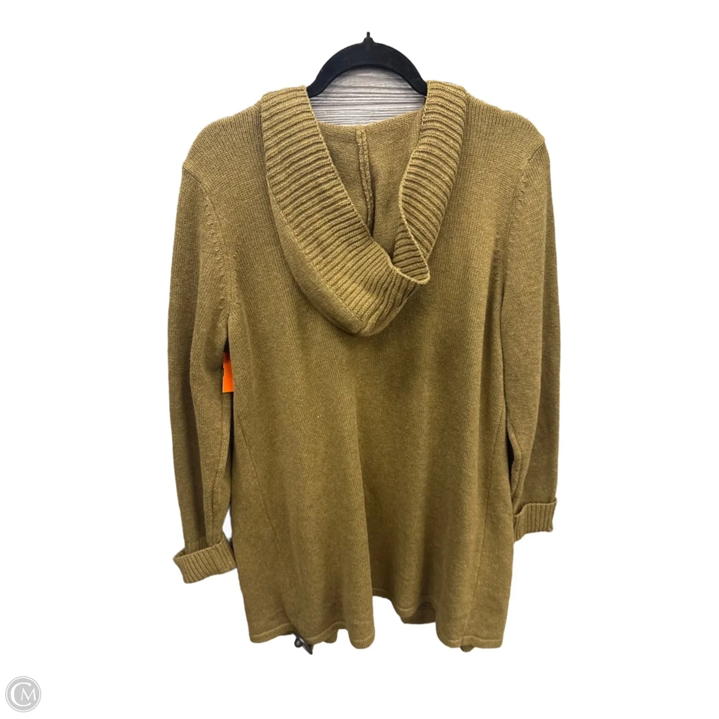 Sweater Cardigan By Tahari In Green, Size: 1x