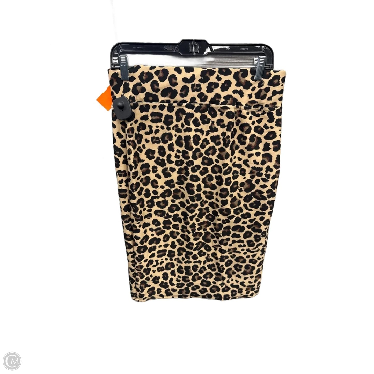 Skirt Midi By Clothes Mentor In Animal Print, Size: 12