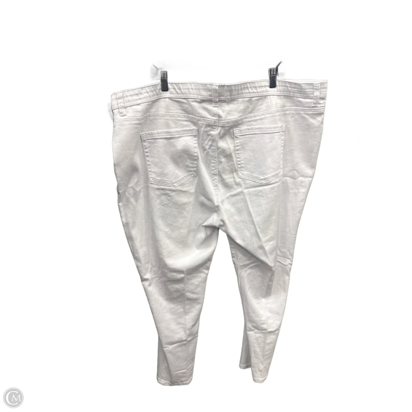 Jeans Skinny By Diane Gilman In White Denim, Size: 24