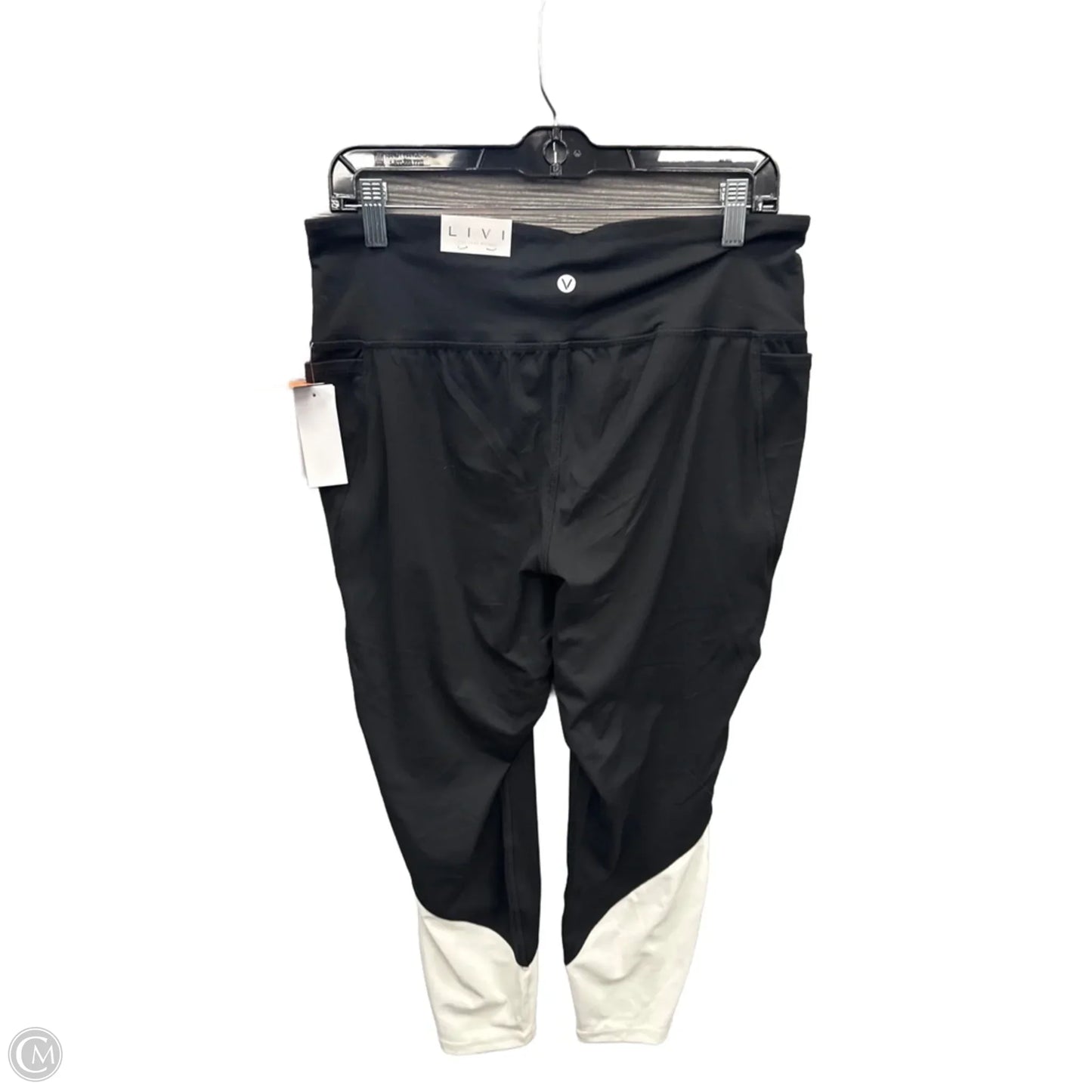 Athletic Leggings By Livi Active In Black, Size: 1x