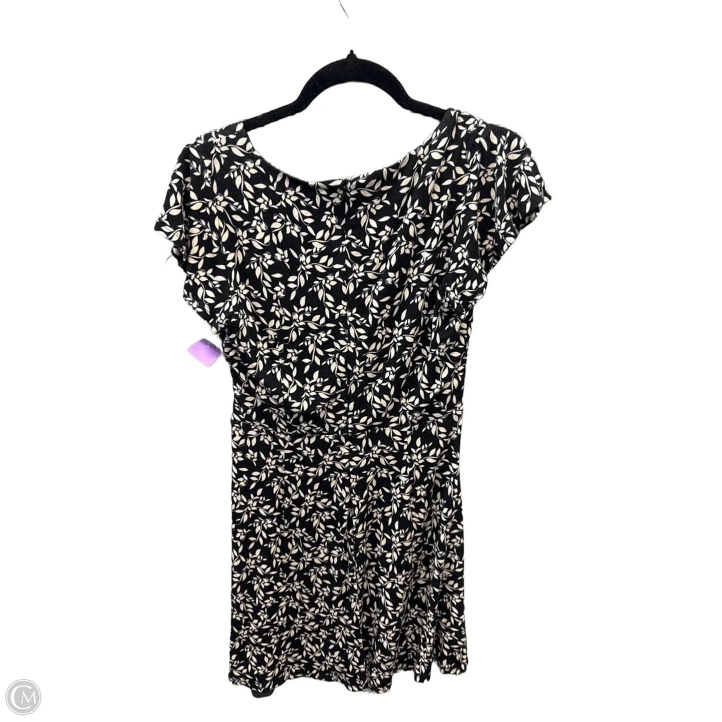 Dress Casual Midi By Loft In Black & White, Size: 2