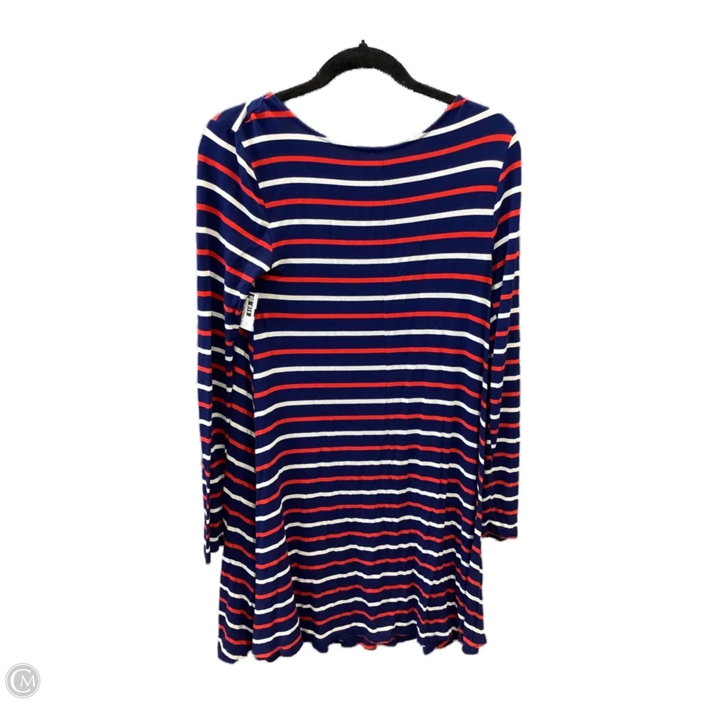 Dress Casual Midi By Old Navy In Striped Pattern, Size: S