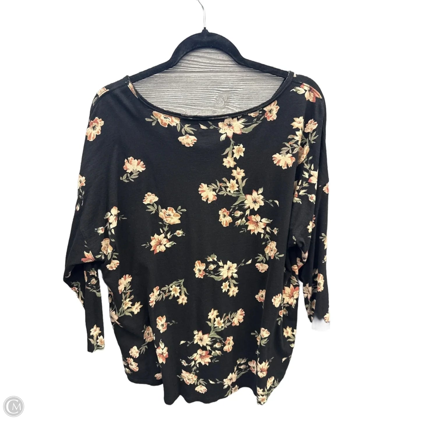 Top Long Sleeve By Maurices In Black, Size: 2x