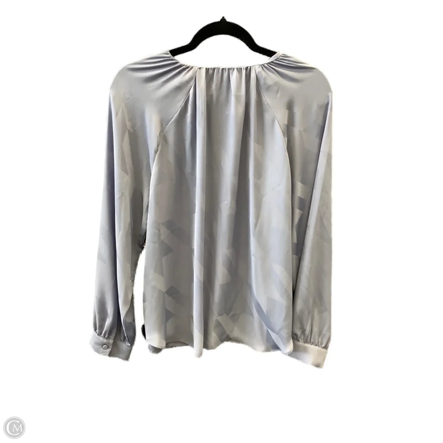 Blouse Long Sleeve By Ann Taylor In Purple, Size: Lp