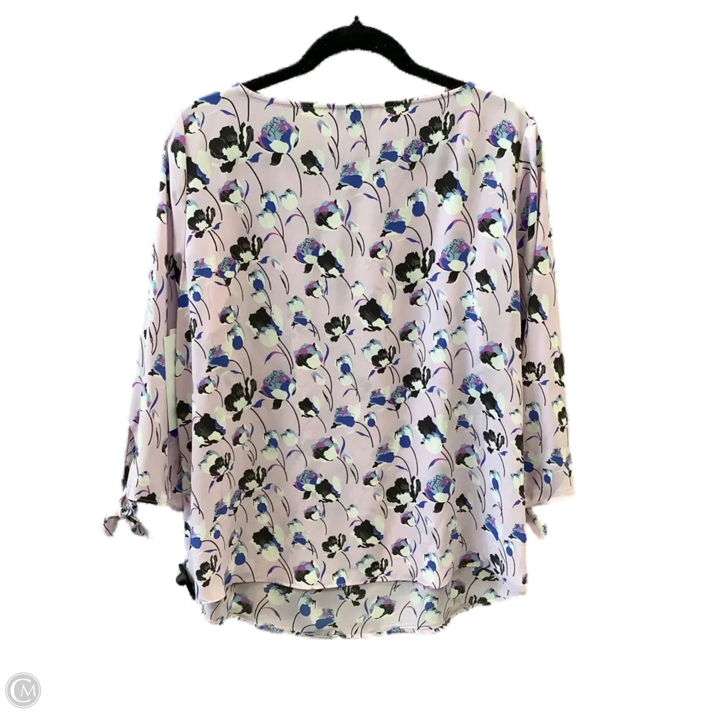 Blouse 3/4 Sleeve By Talbots In Purple, Size: Lp