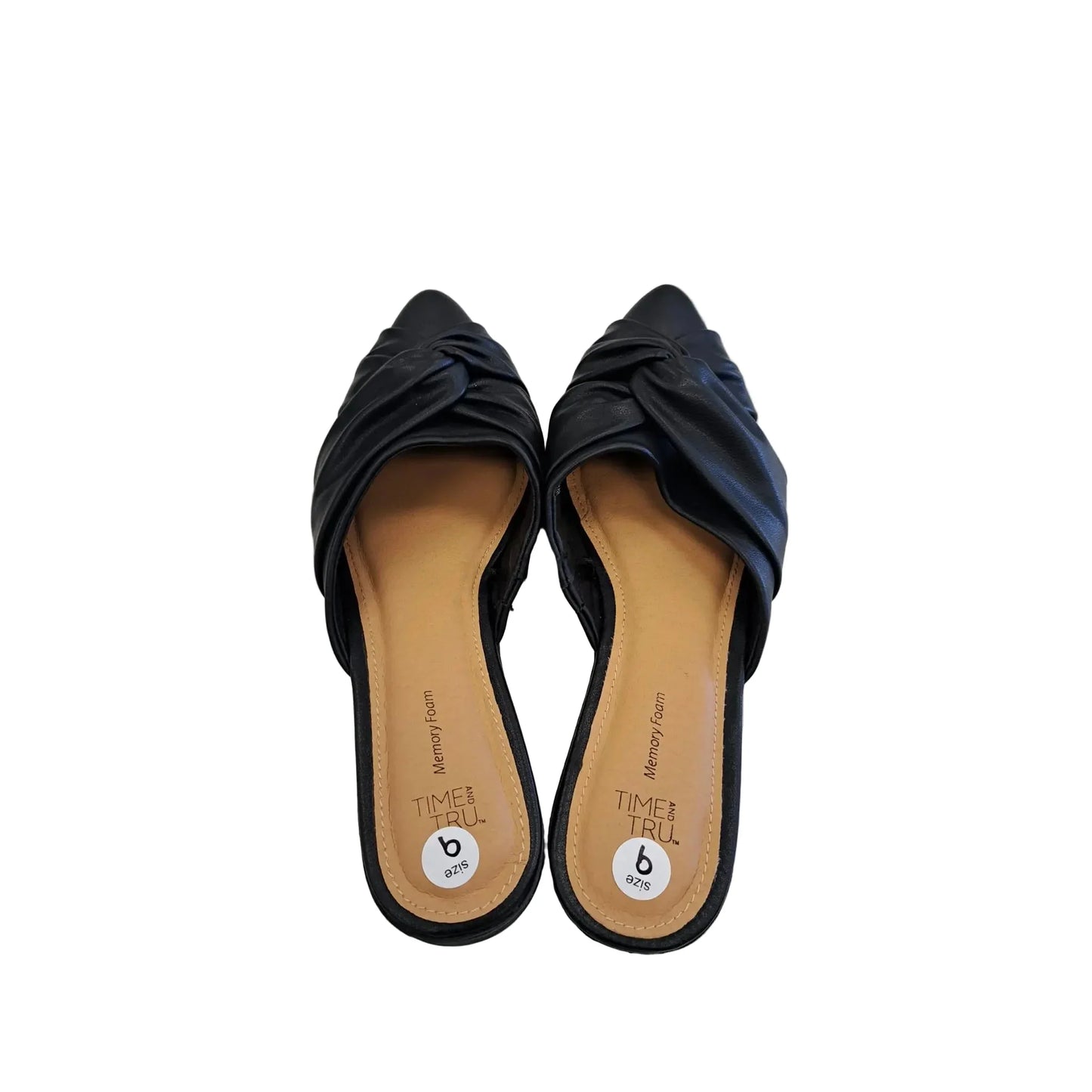 Shoes Flats By Time And Tru In Black, Size: 9
