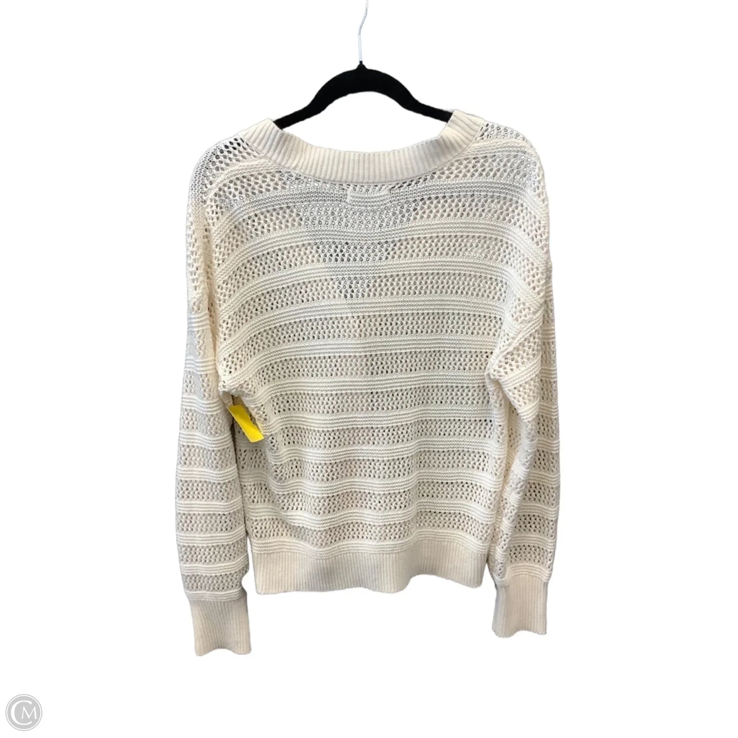 Sweater Cardigan By Sonoma In Cream, Size: L