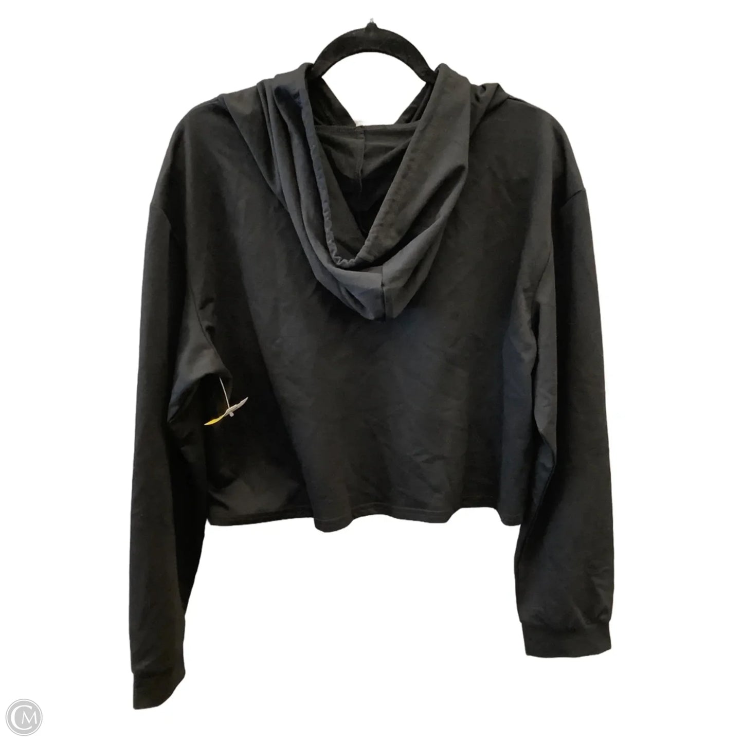 Sweatshirt Hoodie By Clothes Mentor In Black, Size: Xl
