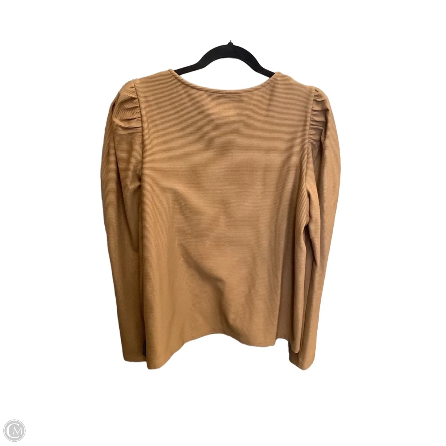 Top Long Sleeve By Nine West In Brown, Size: Xl