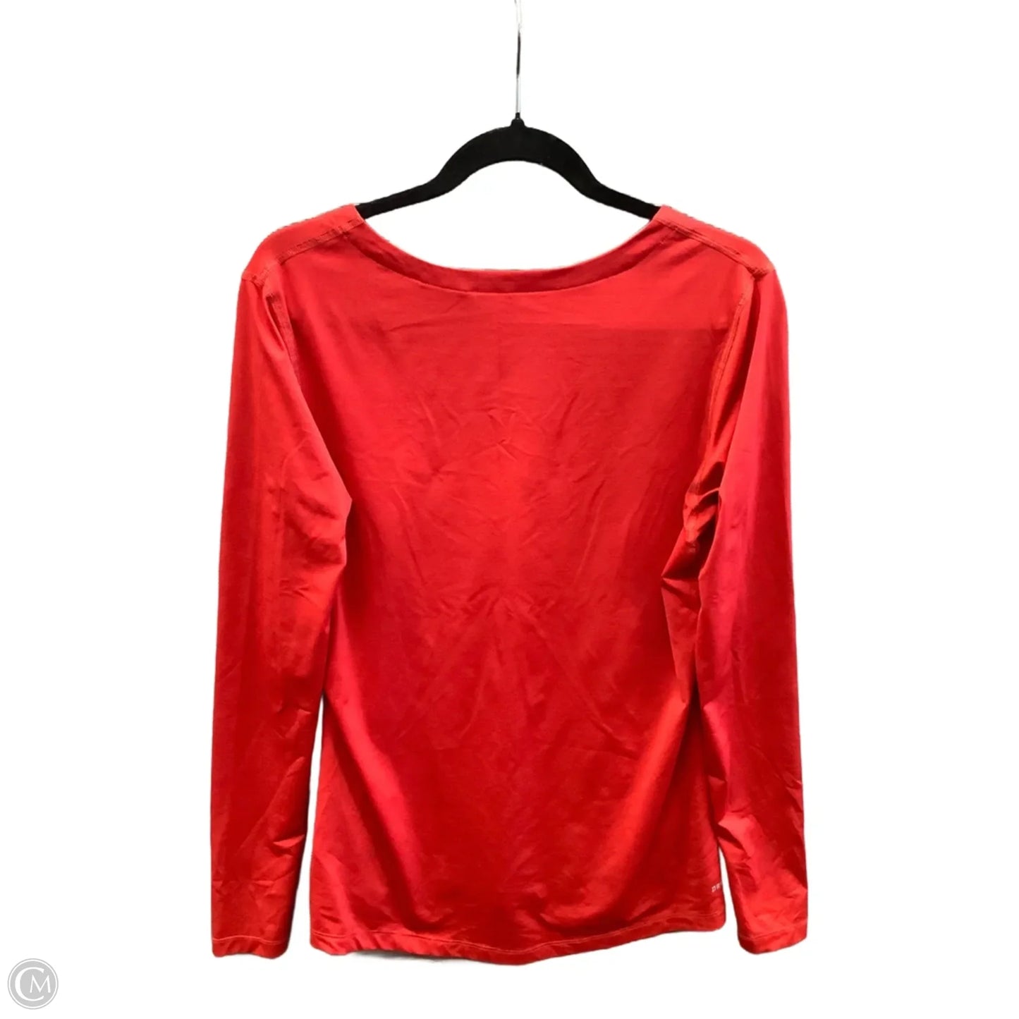 Athletic Top Long Sleeve Crewneck By Nike Apparel In Red, Size: Xl