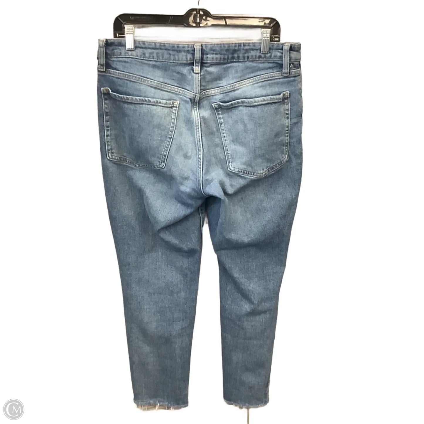 Jeans Straight By Old Navy In Blue Denim, Size: 12
