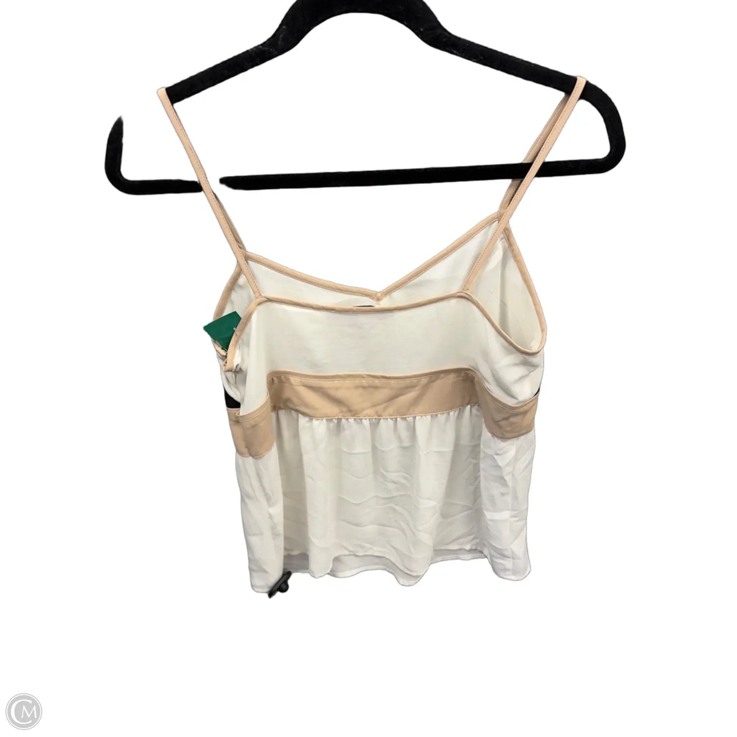 Top Sleeveless By Loft In Cream, Size: Xs