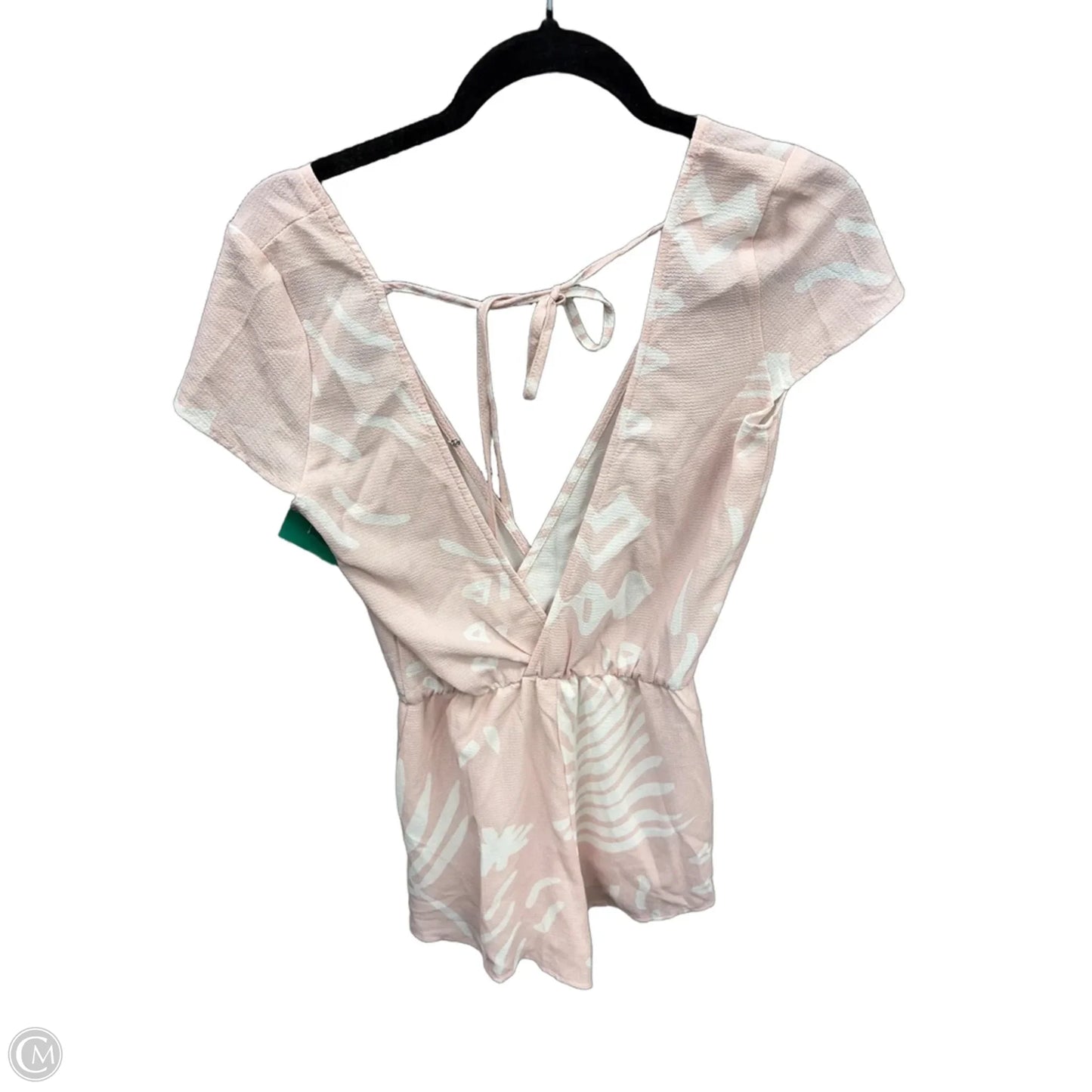 Romper By Lulu In Pink & White, Size: Xs