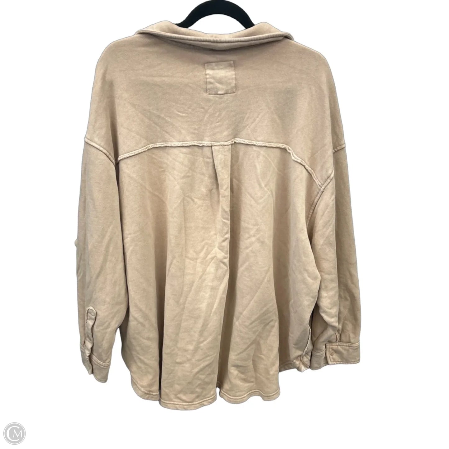 Top Long Sleeve By Aerie In Peach, Size: Xl