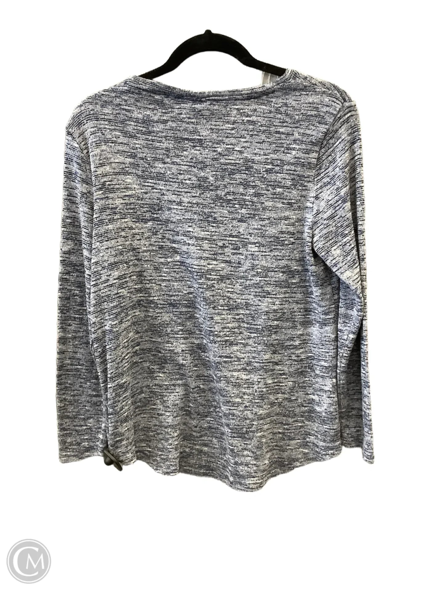 Top Long Sleeve By Apt 9 In Blue, Size: S