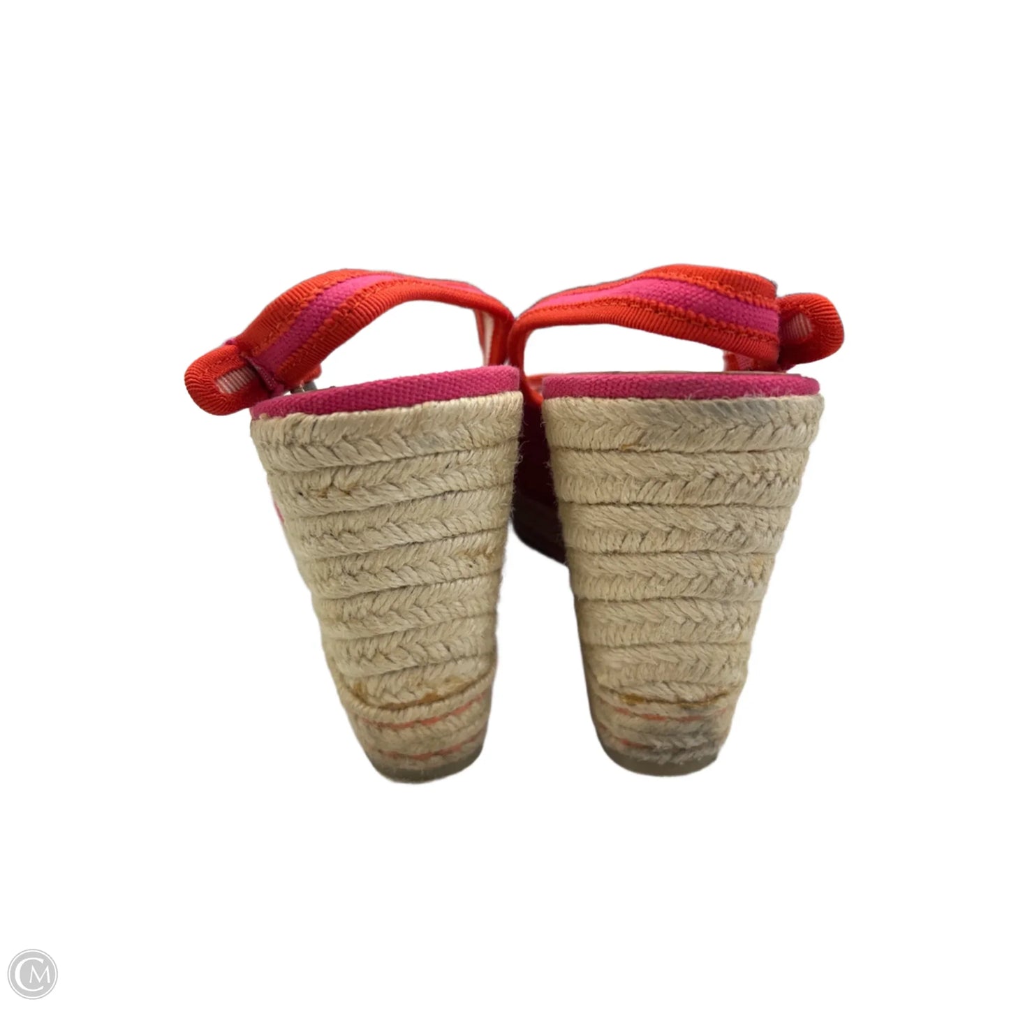 Sandals Heels Wedge By Tommy Hilfiger In Pink, Size: 8.5