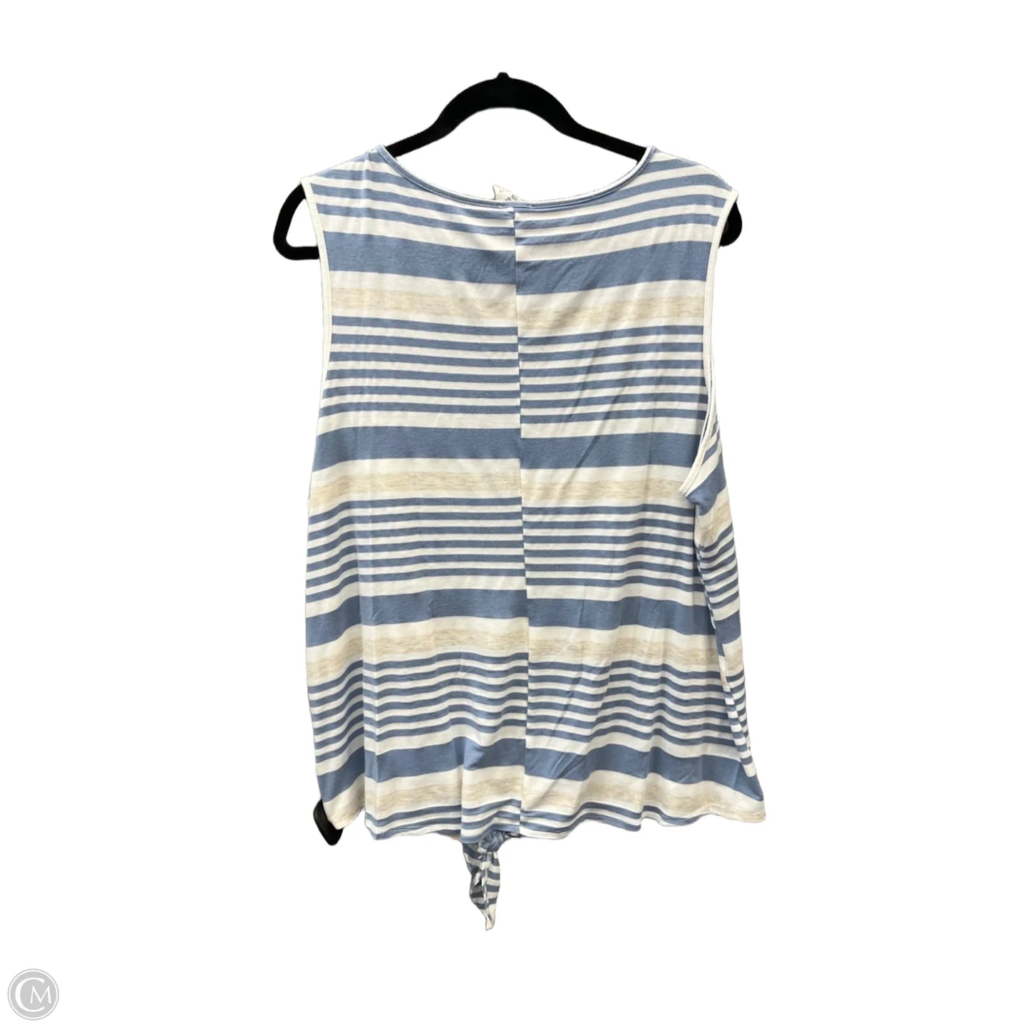 Top Sleeveless By Clothes Mentor In Striped Pattern, Size: 2x