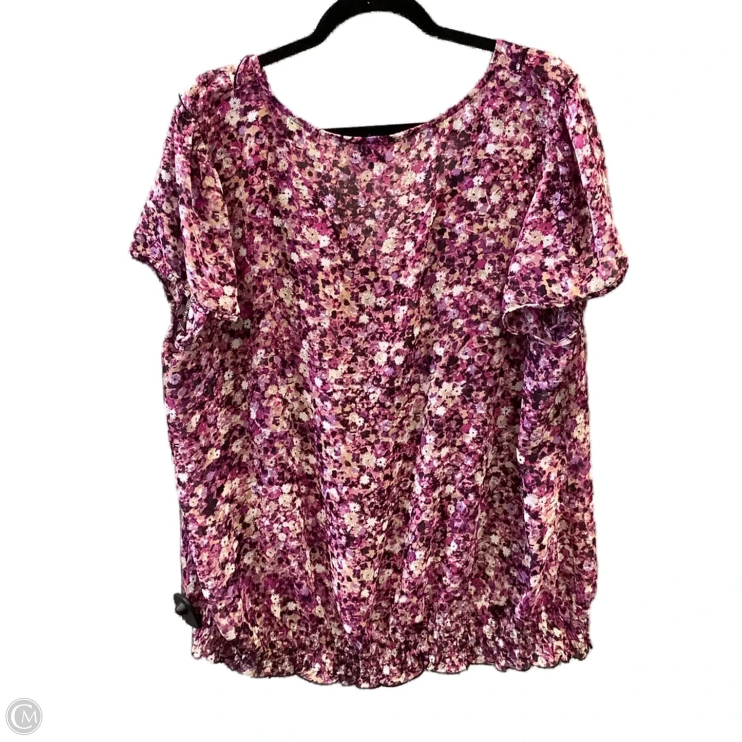 Top Short Sleeve By East 5th In Floral Print, Size: 2x