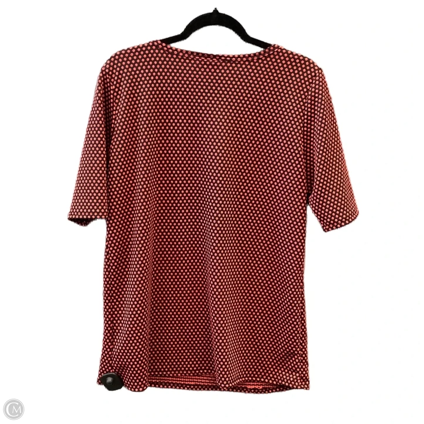 Top Short Sleeve By Lularoe In Black & Orange, Size: 3x