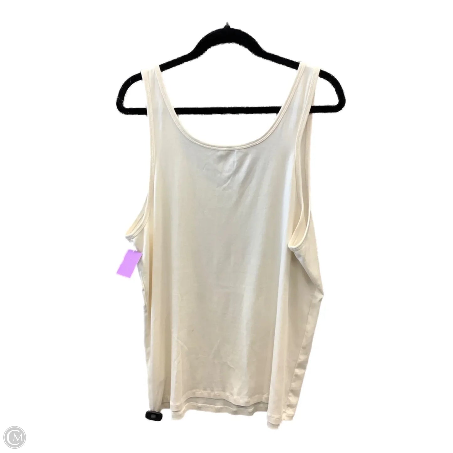 Tank Top By Ava & Viv In Cream, Size: 3x