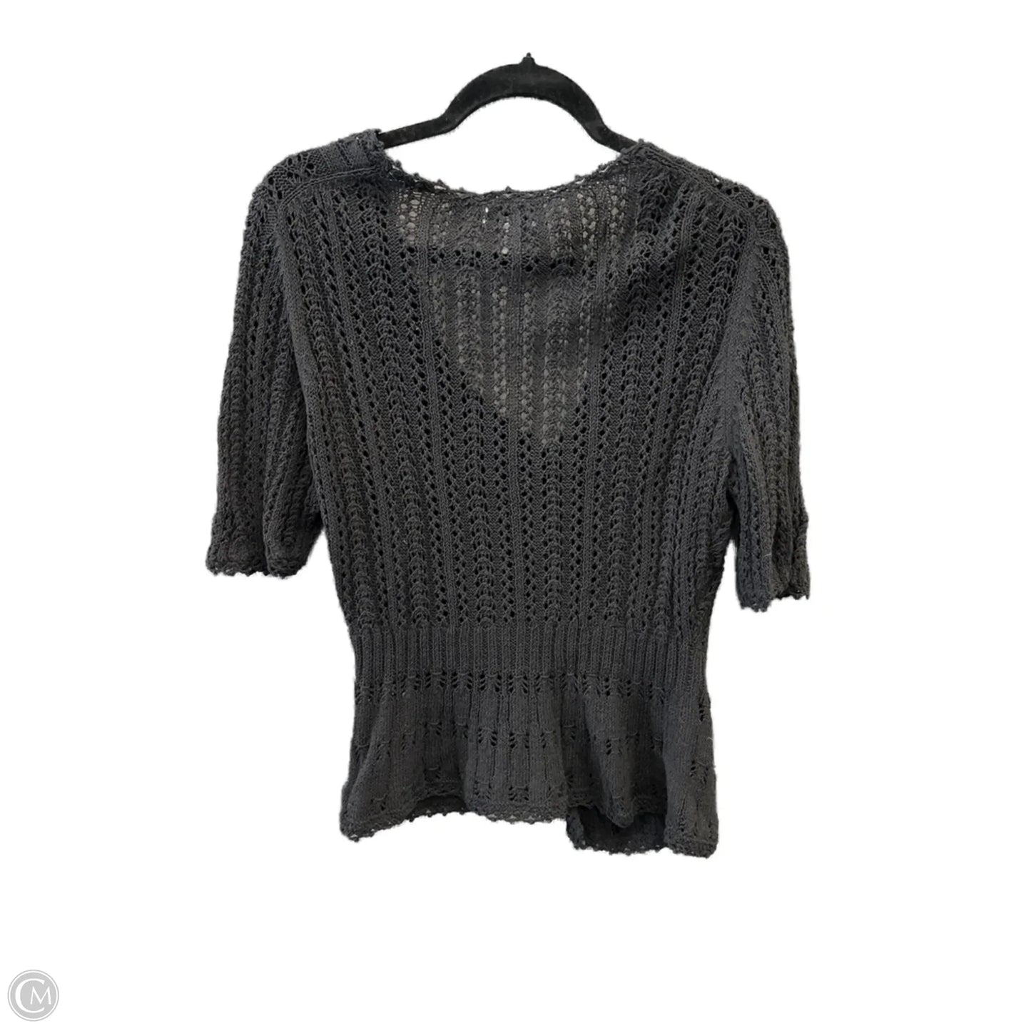 Top Short Sleeve By Loft In Black, Size: Xl