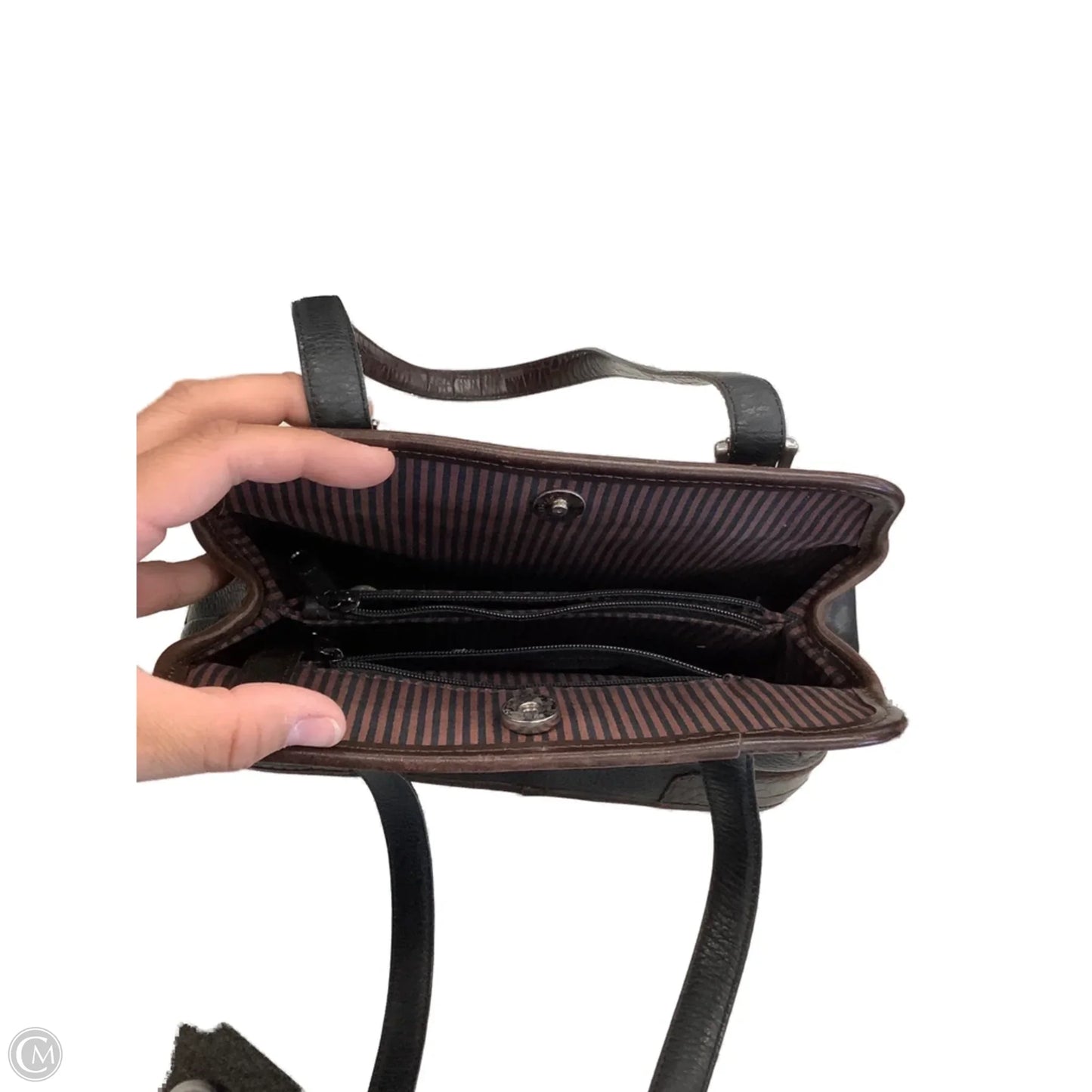 Handbag Leather By Brighton, Size: Small