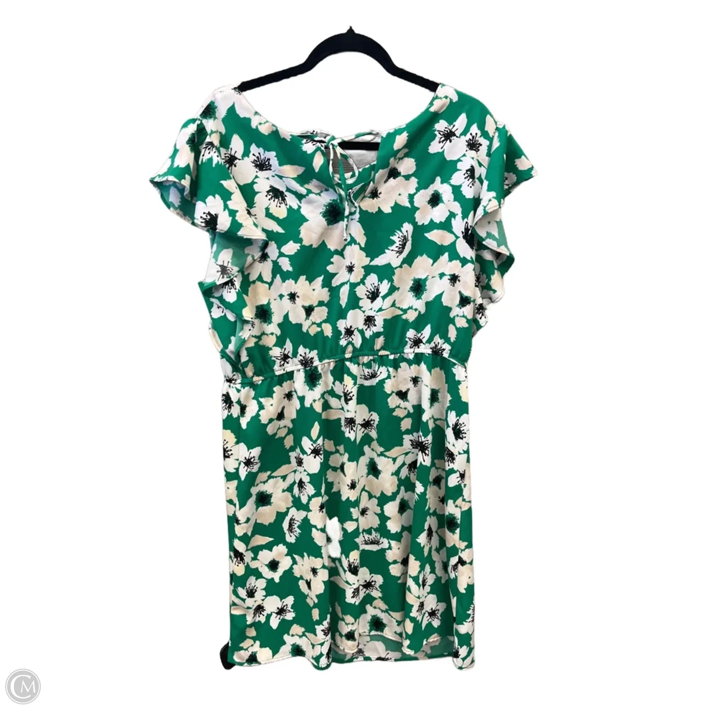 Dress Casual Midi By Merona In Green, Size: Xxl