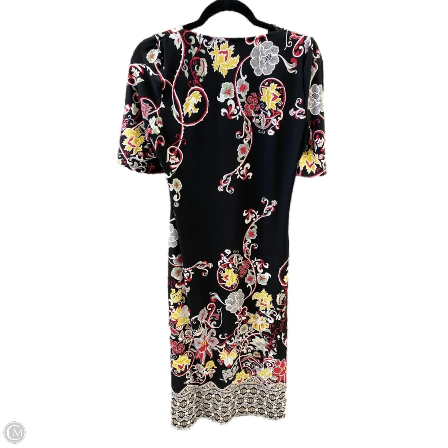 Dress Casual Midi By Glamour In Black, Size: Mp