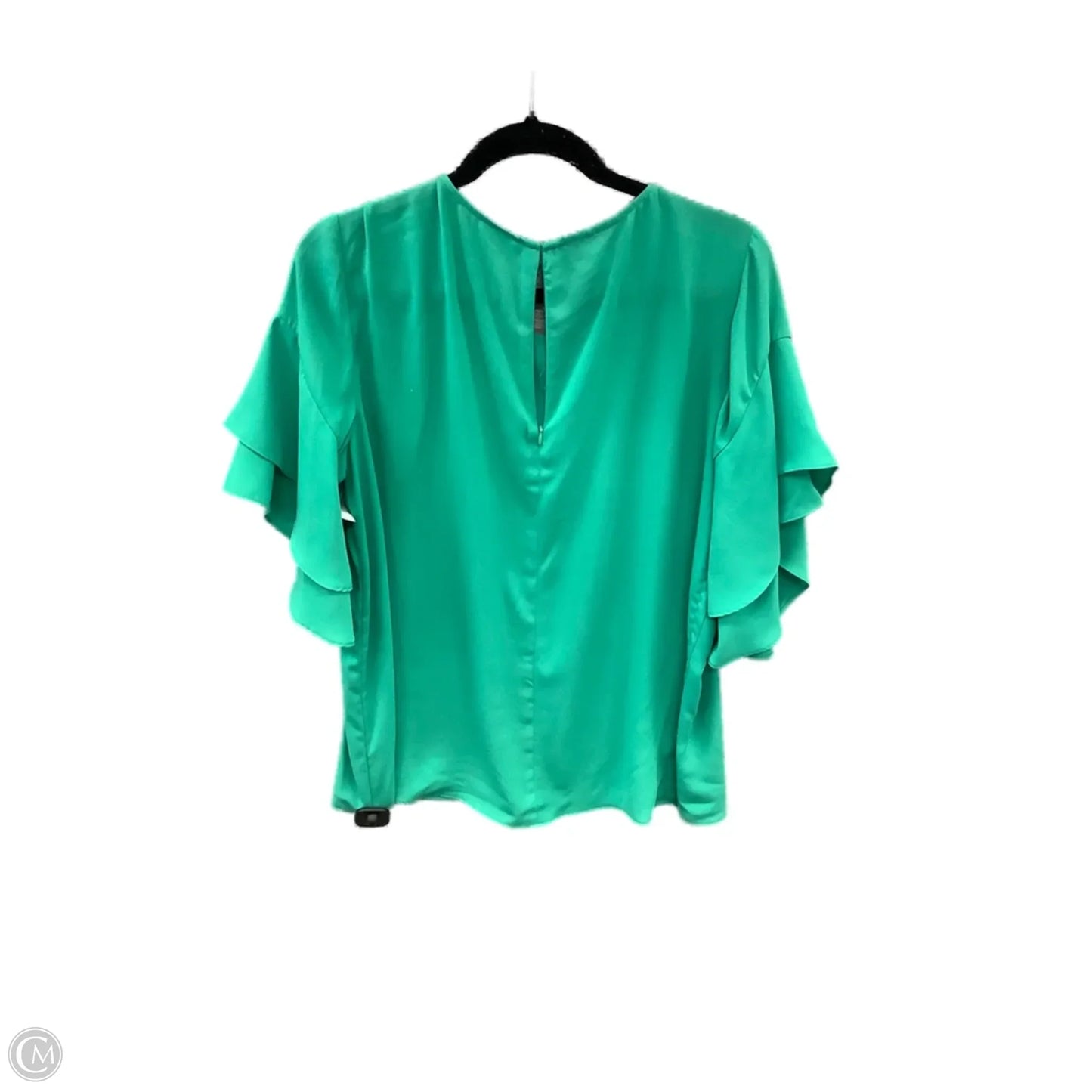 Blouse Short Sleeve By Alfani In Green, Size: Xl