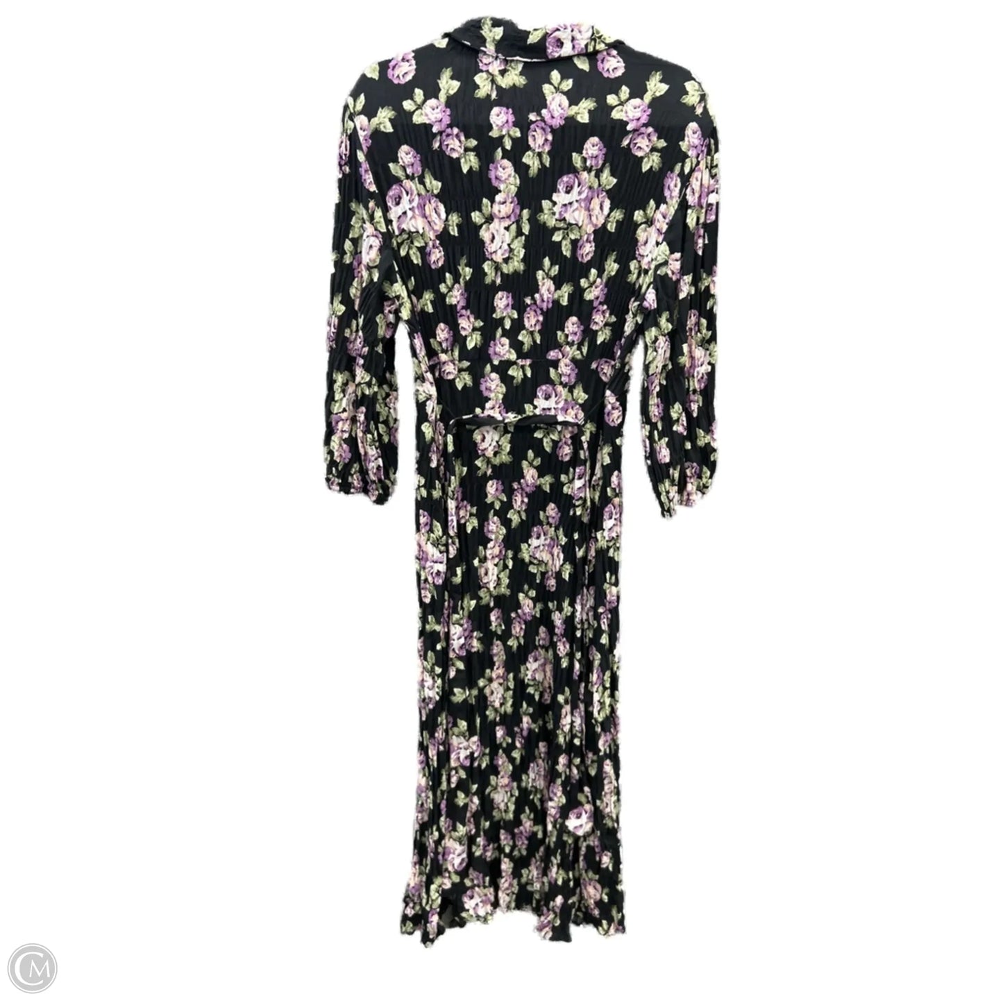 Dress Casual Maxi By Zara In Floral Print, Size: Xs